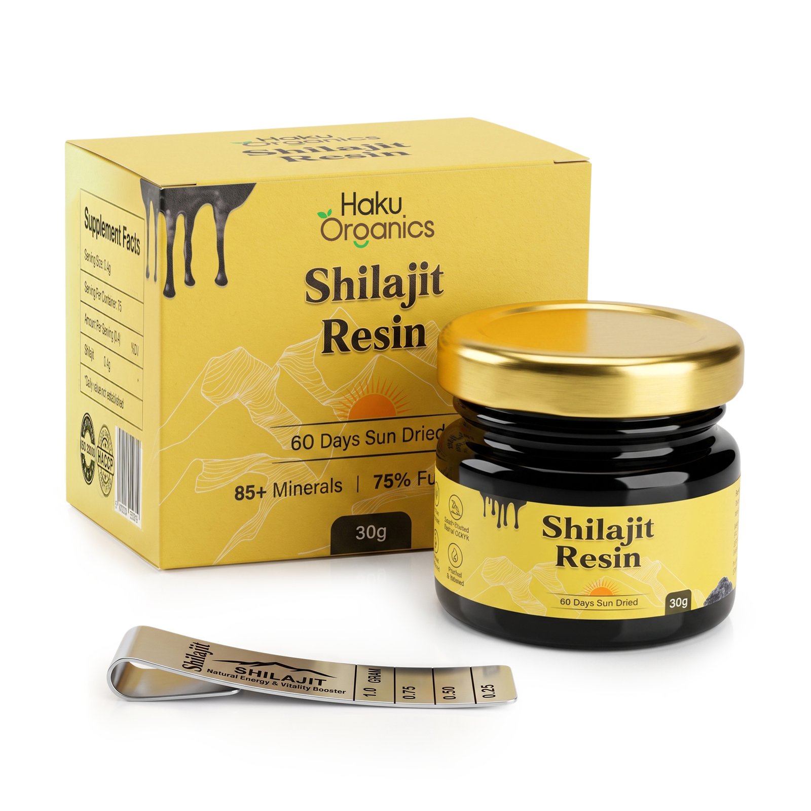 Haku Organics Himalayan Shilajit Resin product