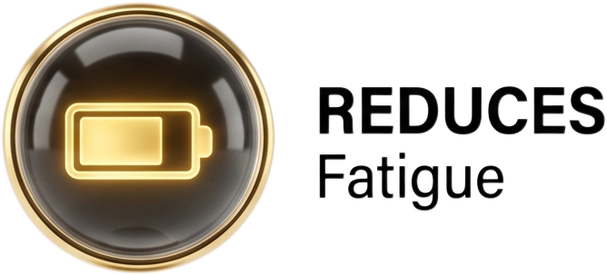 Reduces fatigue