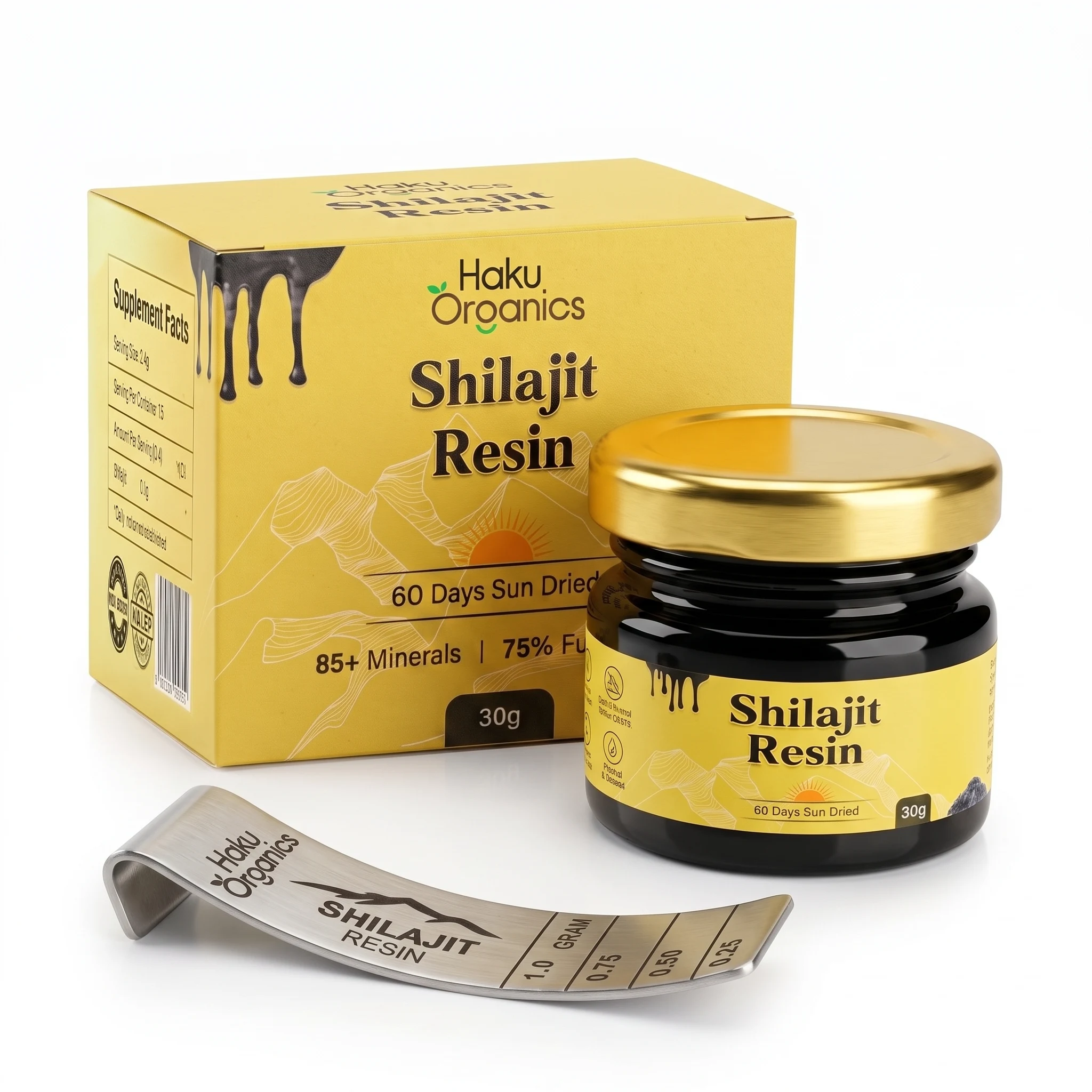 Haku Organics Himalayan Shilajit Resin product